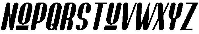 Coatink Italic Font LOWERCASE
