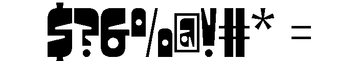 Cobera Regular Font OTHER CHARS
