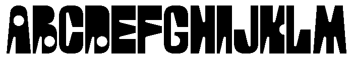 Cobera Regular Font UPPERCASE