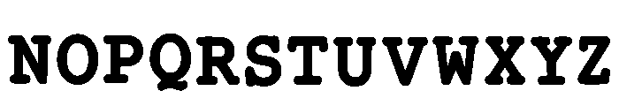 Cobow Writer Regular Font LOWERCASE