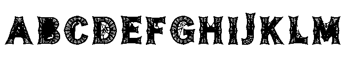 Cobwebspire Gothic Regular Font UPPERCASE