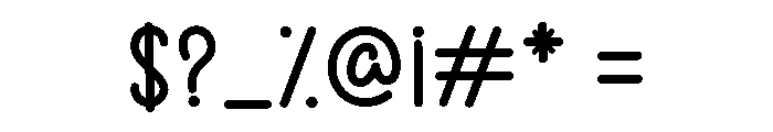 Coco Panda Font OTHER CHARS