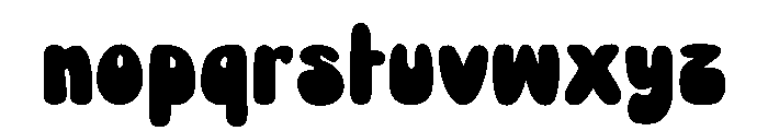 Cocoa Mirth Font LOWERCASE