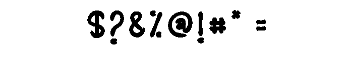 Coconut Creamy Font OTHER CHARS