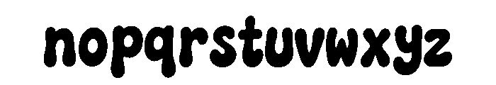 Coconut Ice Font LOWERCASE