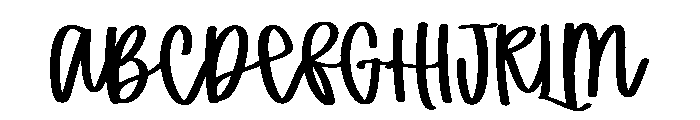 Coconut Mocha Font UPPERCASE