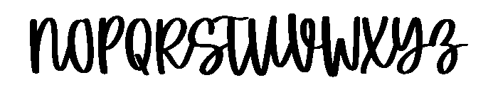 Coconut Mocha Font UPPERCASE