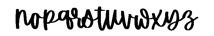 Coconut Mocha Font LOWERCASE
