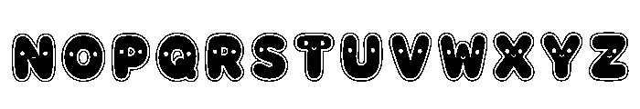 Cocoon_wrapped Regular Font LOWERCASE