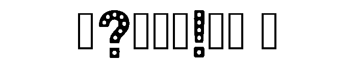 Cod Regular Font OTHER CHARS