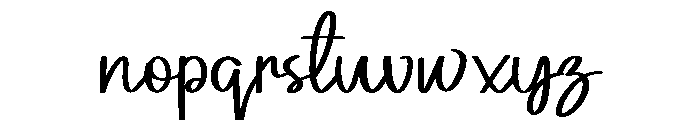 Coding Font LOWERCASE