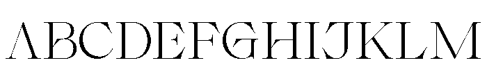 Coera Regular Font UPPERCASE