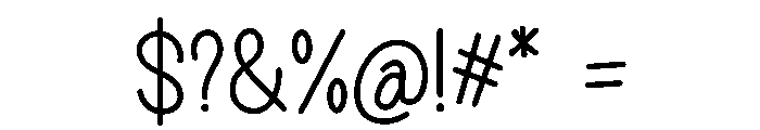 Coffee And Bake Font OTHER CHARS