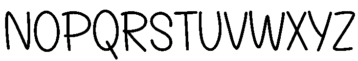 Coffee And Bake Font UPPERCASE