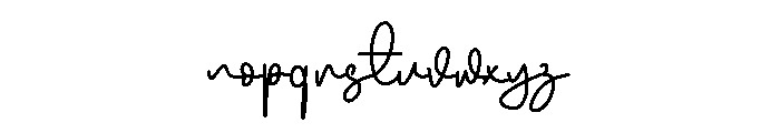 Coffee Barista Font LOWERCASE