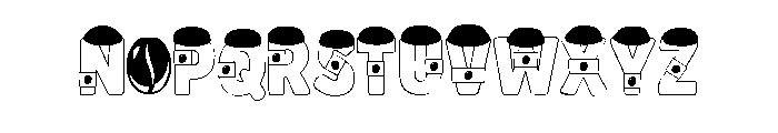 Coffee Font 2 Font LOWERCASE