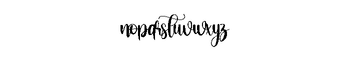 Coffee Guide Font LOWERCASE