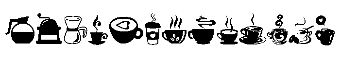 Coffee Joy Font UPPERCASE