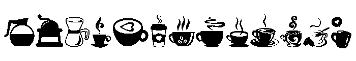 Coffee Joy Font LOWERCASE