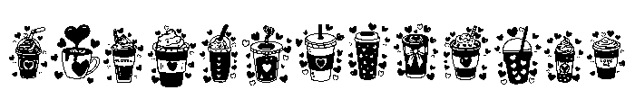 Coffee Lover Valentine FONT