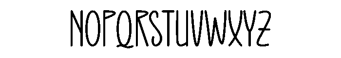 Coffee Milk1 Font UPPERCASE