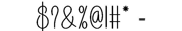 Coffee Morning Font OTHER CHARS