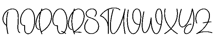 Coffee Morning Font UPPERCASE