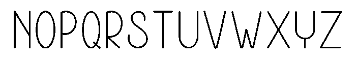 Coffee Music Font UPPERCASE