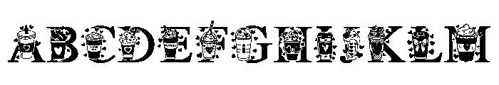 Coffee Valentine Font UPPERCASE