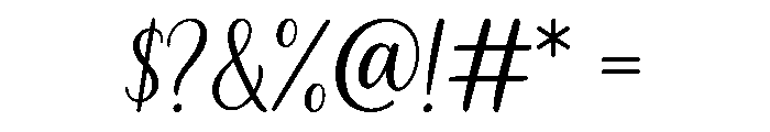 CoffeeBlossom Font OTHER CHARS