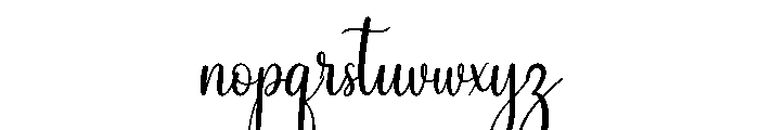 CoffeeBlossom Font LOWERCASE
