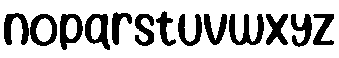 CoffeeTime Font LOWERCASE