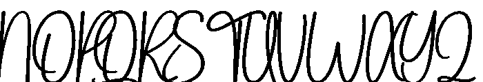 Cokies Font UPPERCASE