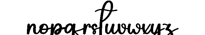 Cokies Font LOWERCASE