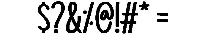 Colcato Skied Font OTHER CHARS