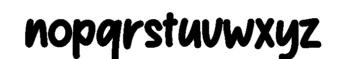 Cold Projo Font LOWERCASE