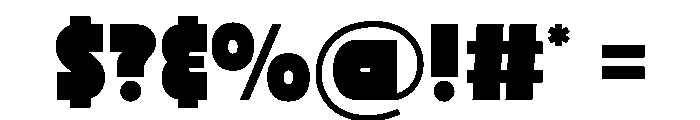 Colder Font OTHER CHARS