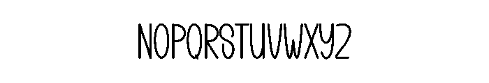 Coldsnow Font LOWERCASE
