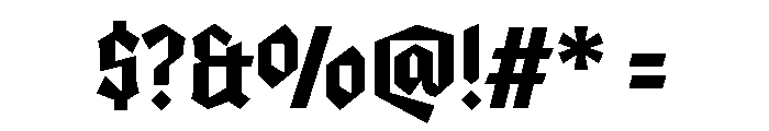 Coldtwine Regular Font OTHER CHARS