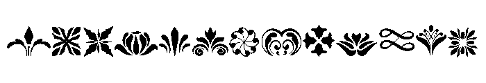 Collection Ornaments FONT