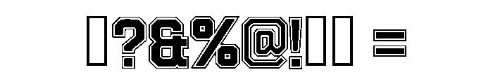 College Abcd Regular Font OTHER CHARS