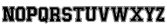College Abcd Regular Font LOWERCASE