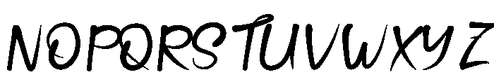 College Crest Script Font UPPERCASE