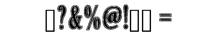 College Dusty Regular Font OTHER CHARS