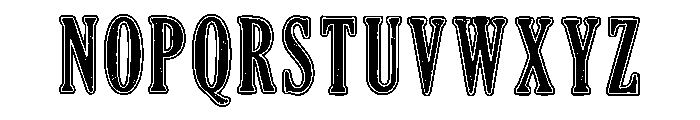College Dusty Regular Font LOWERCASE