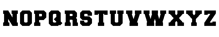 College Font Font UPPERCASE