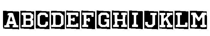College Frame Regular Font UPPERCASE