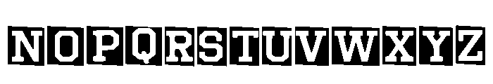 College Frame Regular Font UPPERCASE