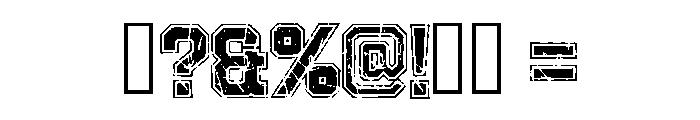 College Grunge Regular Font OTHER CHARS