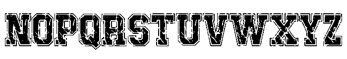 College Grunge Regular Font LOWERCASE